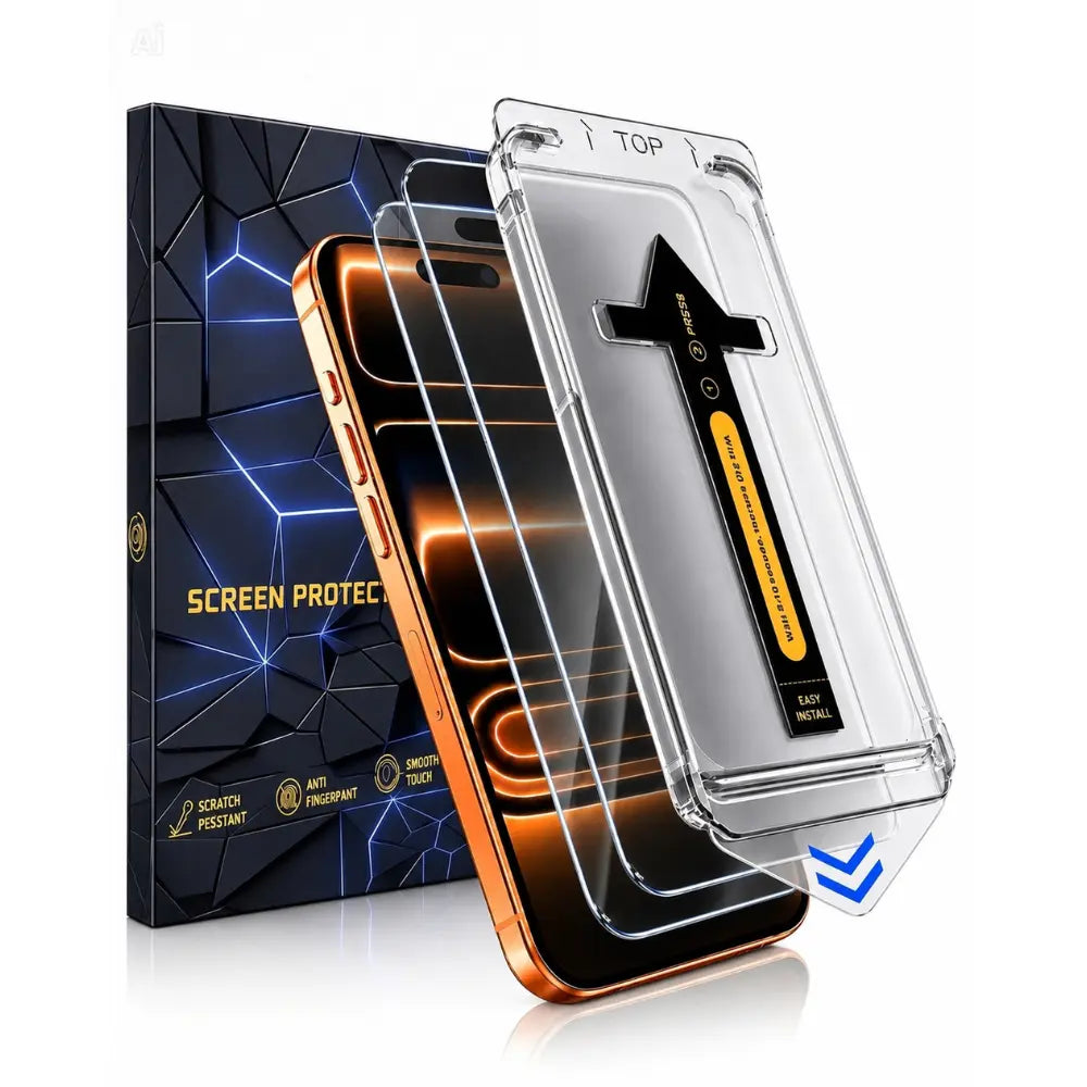 2 Pack Multi-Model Privacy Tempered Glass Screen Protector for iPhone 17/16/15/14/13/12/11 - 9H Hardness, Shockproof, Impact-Absorbing Anti-Spy, 4 Side 360° Privacy, HD, Tempered Glass Feels Smooth Yet Tough Mobile Phone Accessory Cover