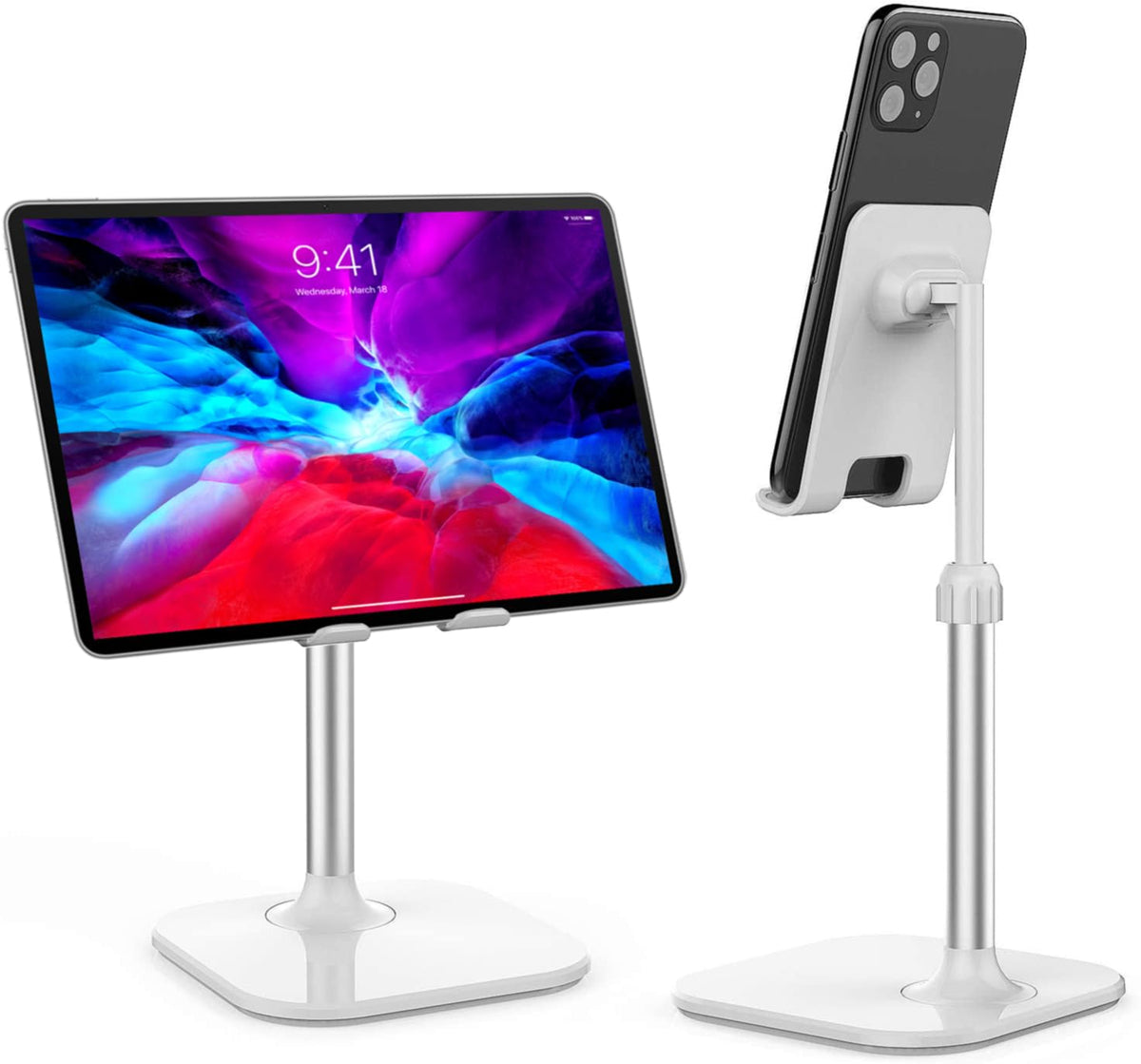 Doboli Cell Phone Stand, Valentine's Day Gifts for Teens Girls Boys Adults Women Men Mom Wife, Phone Stand for Desk, Phone Holder Stand Compatible with iPhone and All Mobile Phones Tablet, Pink