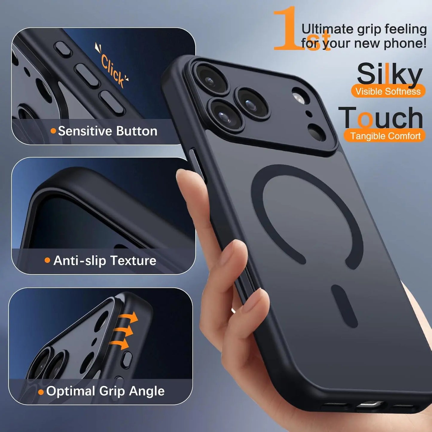 Magnetic Protector Matte Translucent Case For iPhone 17 Pro Max 17 Pro 17 16 15 14 Plus 13 12 11 Pro Max For Magsafe Wireless Charger Cover