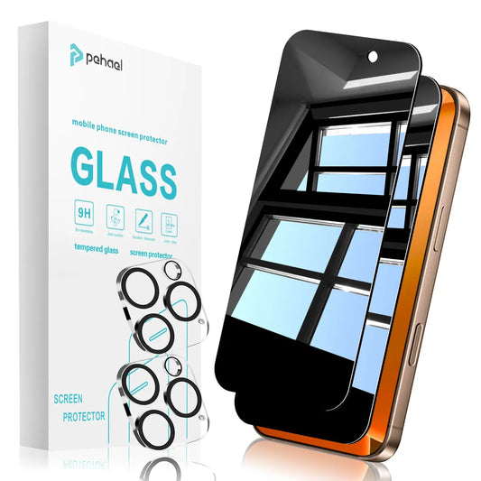 Pehael Tempered Glass Privacy   for Multiple iPhone Models (17,16,15,14,13,12,11 Series), Anti-Spy, Shockproof, Full Coverage Protection Film, Aftermarket Phone   & Smartphone Accessories,back to school  matte screen protector installation tool