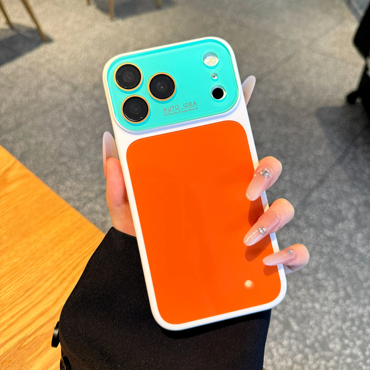 Summer Vibe Dopamine Color Block Phone Case for iPhone 17/16/15/14/13 Pro Max – Soft Touch Minimal Aesthetic Shockproof Cover, Cute Multi-Color Everyday Protective Case.LU7