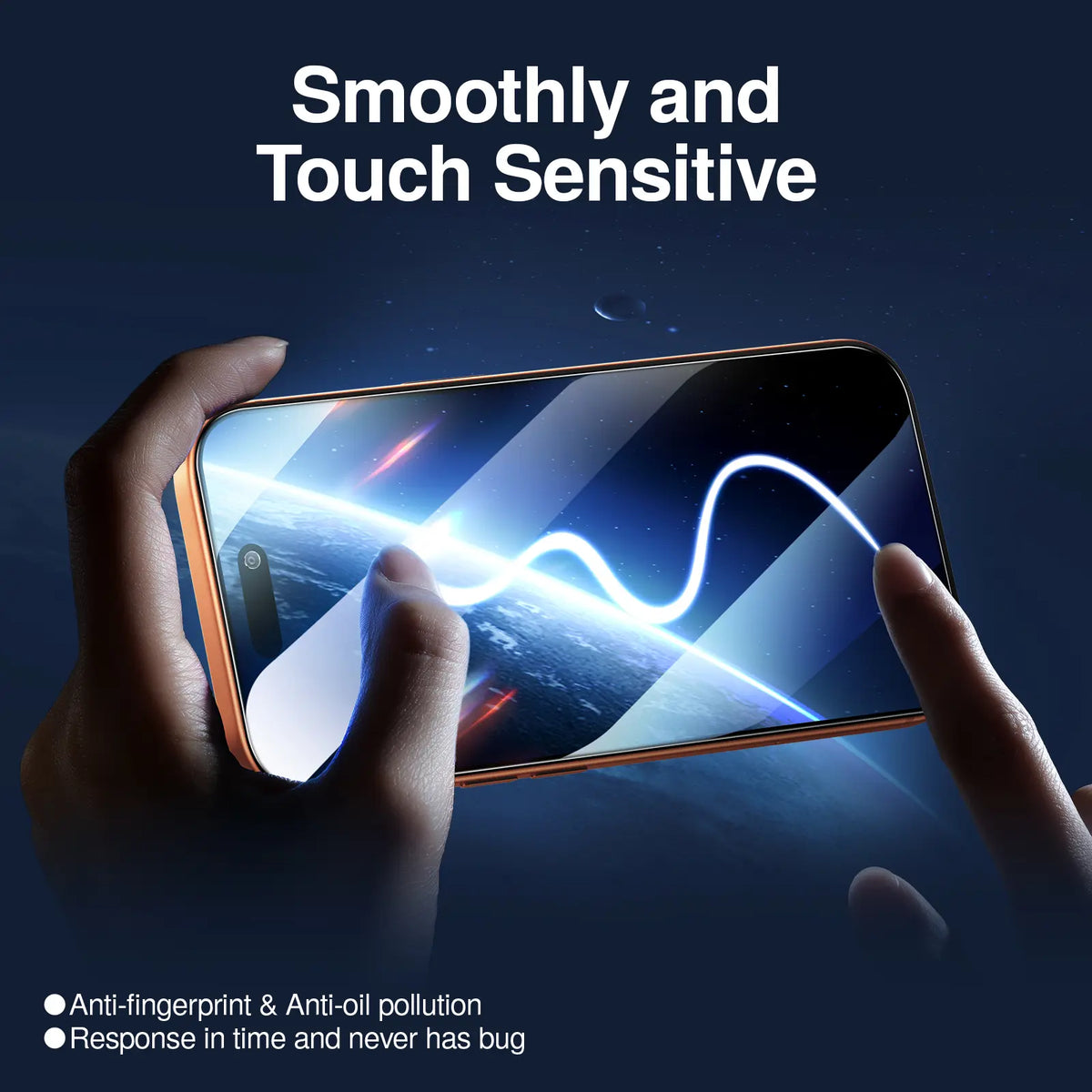 SmartDevil Screen Protector for iPhone & Samsung – Privacy (2/3 Pack) Quick Paste Install – 9H Anti-Spy Tempered Glass, Anti-Fingerprint, Sensor Unlock & Case Friendly tiktokshopbacktoschool
