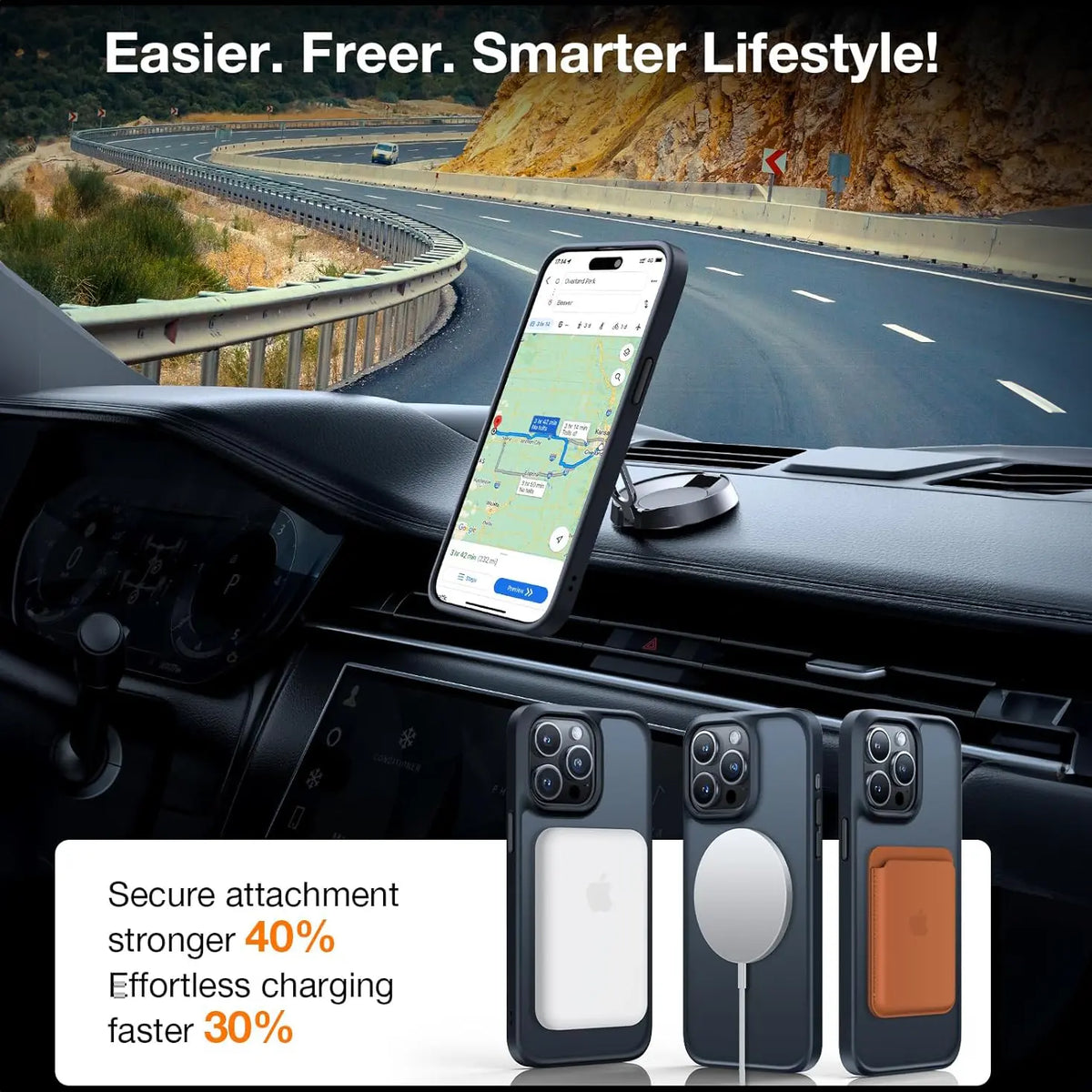 MagSafe-Compatible Shockproof Translucent Matte Back Slim Phone Case with Button Protection, Wireless Charging Support - iPhone 17 Air/17e/16/16e/15/14/13 Plus/12/11 Pro Max Mobile Phone Casing Accessory, Devices, Accessories