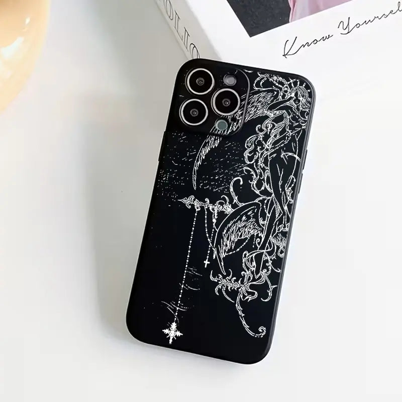Suitable Ins Style Creative Fashion New Mobile Cover Simple Full-Package Transparent Protective Shell For iPhone 17 16 15 14 13 12 11 Pro Max Plus Air - Top Fan's Phone Case Cover as Perfect Gift Get Ready for Halloween