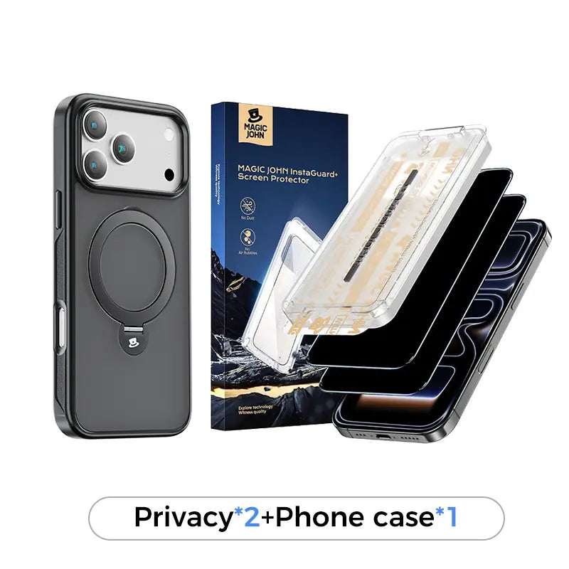 MAGIC JOHN Premium Upgraded Privacy Screen Protector Dustproof Bubble-Free Design Ultra-Clear for iPhone & Samsung summerwins