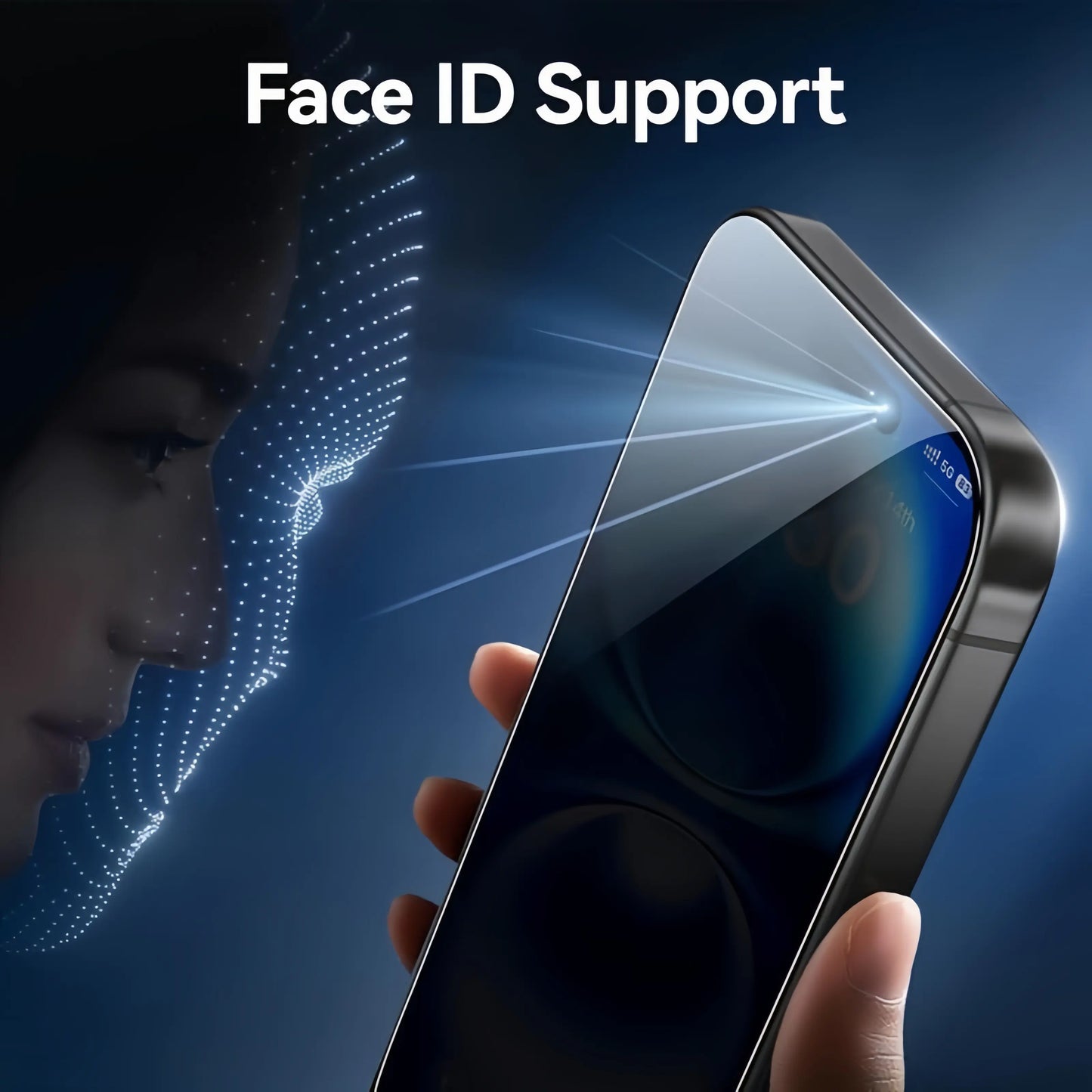 [8in1] 5-Piece Privacy Screen Protector for iPhone 17 Pro Max 16 15 14 13 Pro Max Plus 16E 17 Air with 3-piece Camera Lens Protector Set Anti Spy Tempered Glass Film 9H Hardness Case Friendly Cover