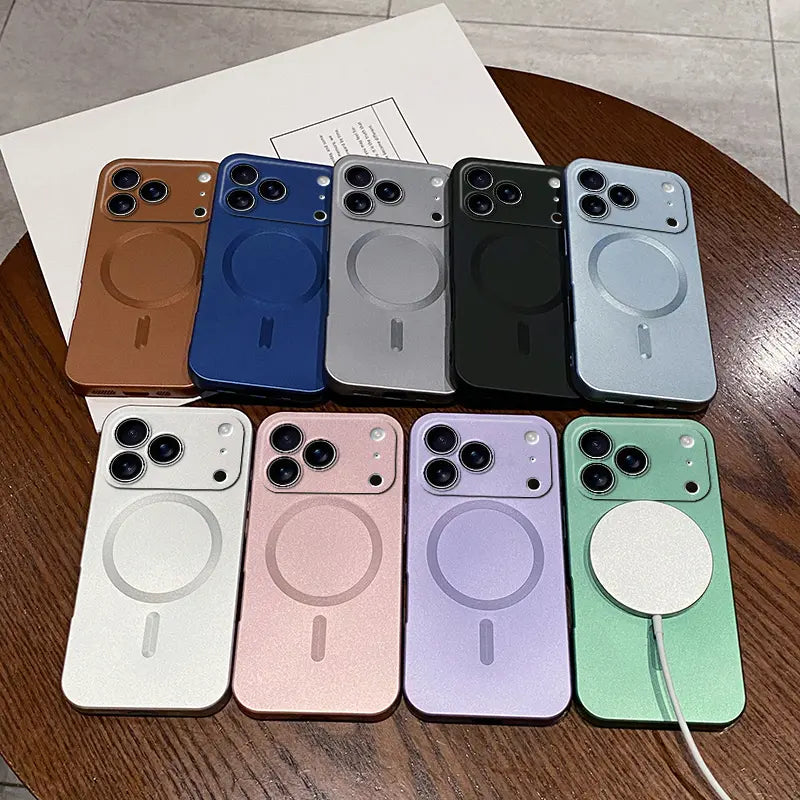 OREKROY【Freeship】Mag Safe Magnetic TPU Case for iPhone 17 Pro Max 16 15 14 13 12 11 Pro Max with Camera Lens Protector, Shockproof Soft Back Phone Cover with Magsafe Wireless Charging