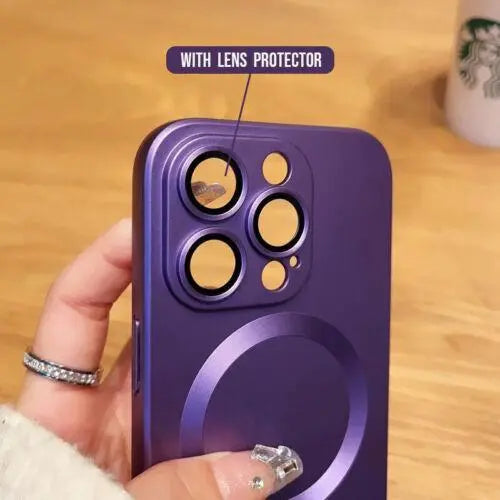 OREKROY【Freeship】Mag Safe Magnetic TPU Case for iPhone 17 Pro Max 16 15 14 13 12 11 Pro Max with Camera Lens Protector, Shockproof Soft Back Phone Cover with Magsafe Wireless Charging