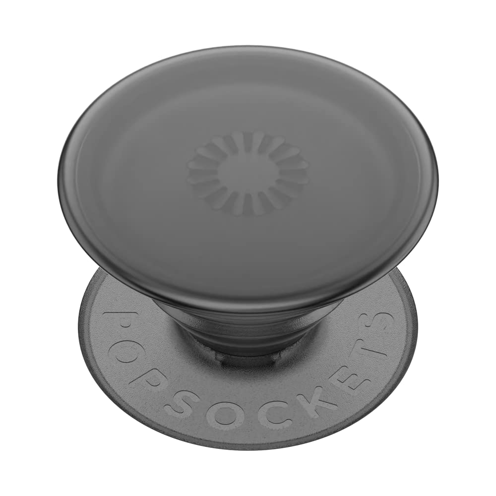 PopSockets Adhesive Phone Grip, Holder- Black | Secure Comfortable Hold, Anti-Drop, Kickstand, Black, iPad, Removable, Popper