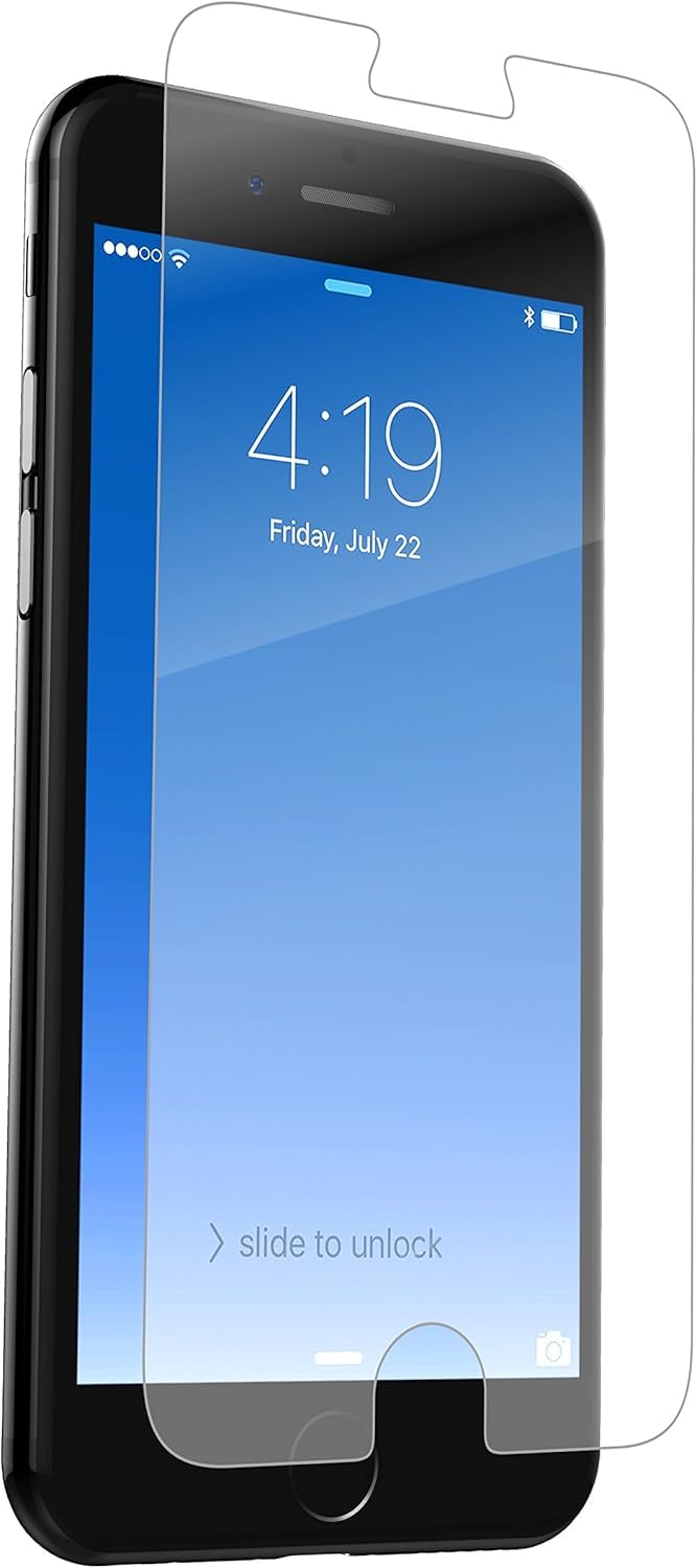 ZAGG Glass+ Screen Protector for iPhone 16/15 – 3X Stronger Tempered Glass with Reinforced Edges, Scratch & Smudge Resistant, InvisibleShield, Easy Installation