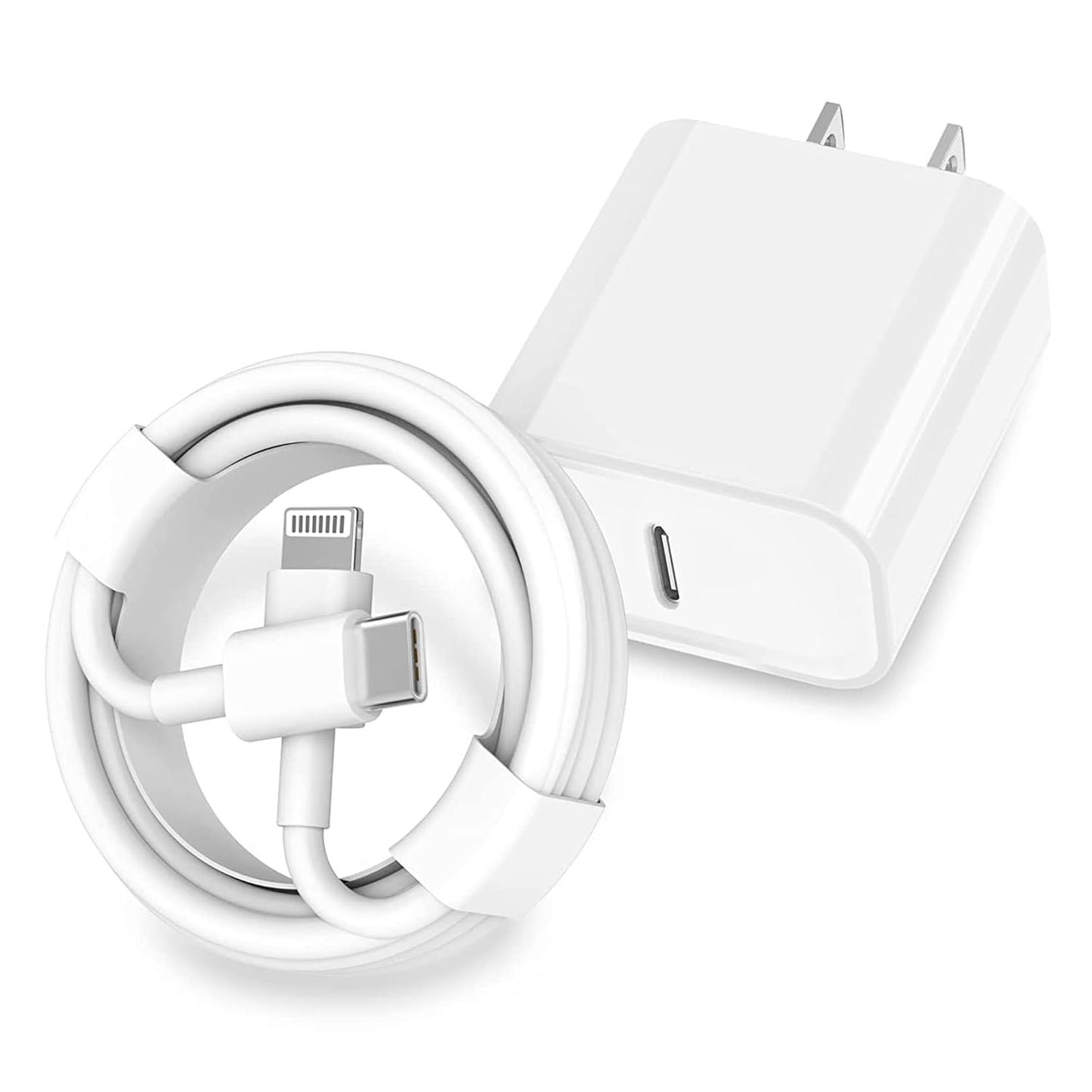 iPhone 17/16/15 Charger, USB C Charger, 2Pack 20W Type C Fast Wall Charge Power Adapter,6FT 60W USB-C to C Cable for iPhone Air/17Pro Max/15/16 Pro Max,iPad Pro 12.9/11 inch,iPad Air 5/4th,AirPods Pro