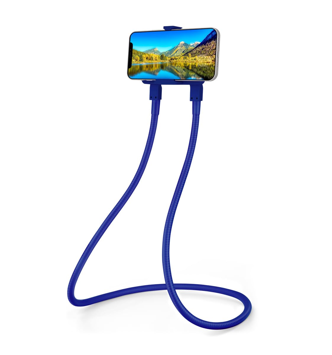 Cell Phone Holder, Universal Mobile Phone Stand, Lazy Bracket, DIY Flexible Mount Stand with Multiple Function (Black)