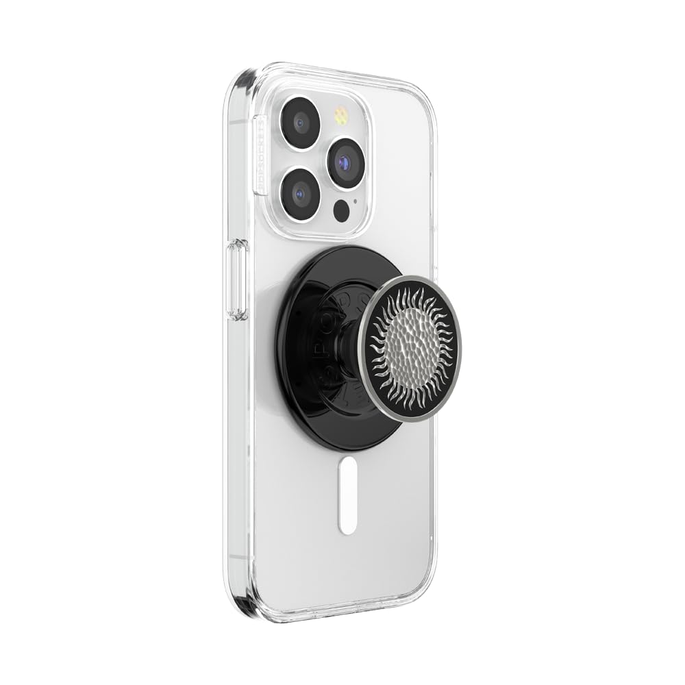 PopSockets Adhesive Phone Grip, Holder- Black | Secure Comfortable Hold, Anti-Drop, Kickstand, Black, iPad, Removable, Popper