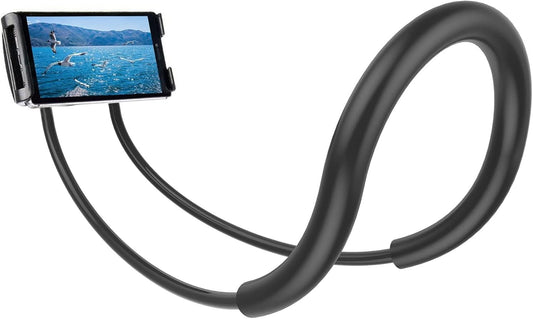 Universal Smart Mobile Phone Stand, Neck Cell Phone Holder | 360° Rotating, Hanging Mount,Multiple,Functions,Flexible,Lazy Bracket