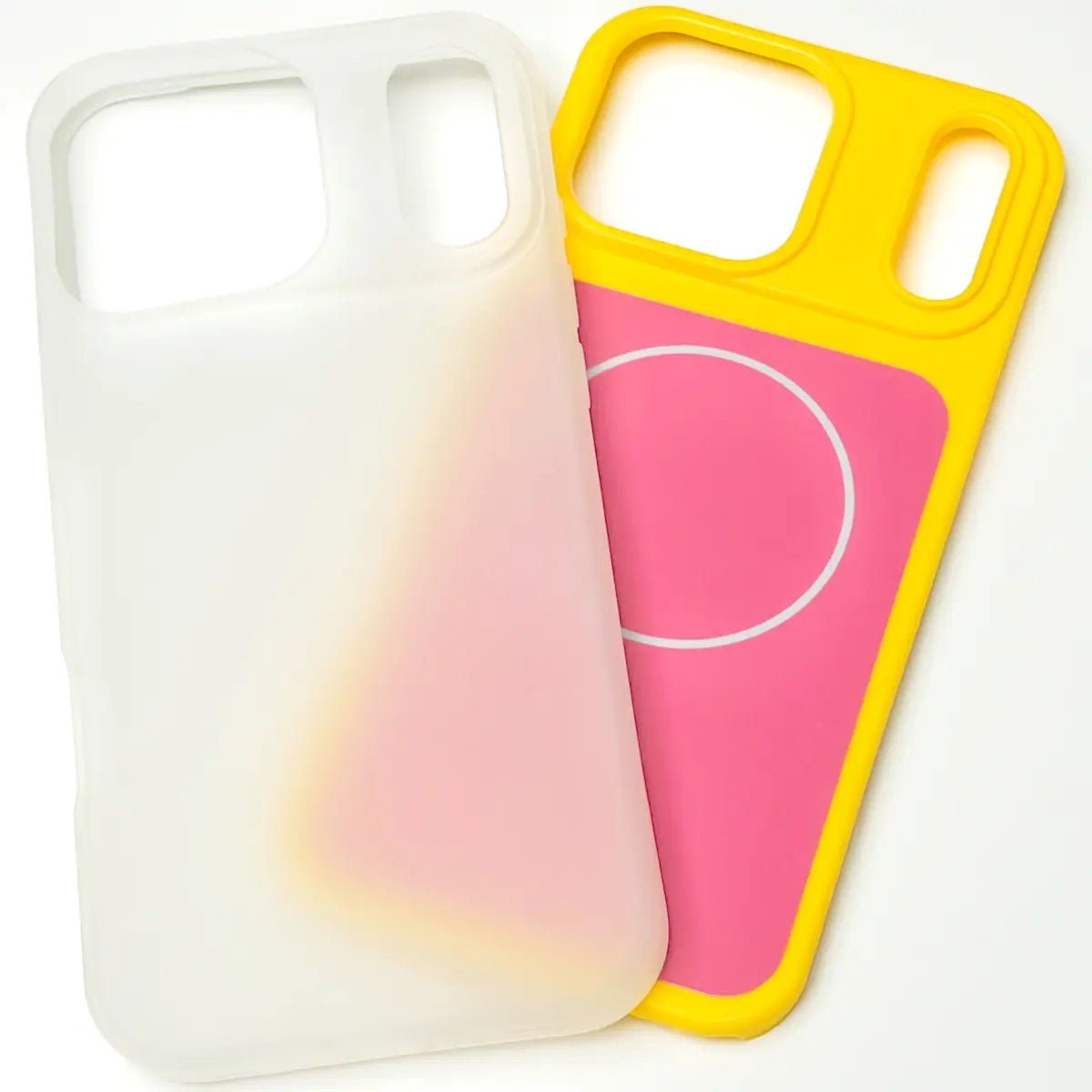 HISTORYOO Case for iPhone 17 Pro Max 16 15 14 Plus 13 12 11 Pro Magnetic Magsafe (pop socket no support only Fit Flat wireless charging) Defender 2 In 1 Dual Layer Jelly Soft Matte Clear Silicone Hybrid Candy Color-Blocking PC Shockproof Luxury Back Cover