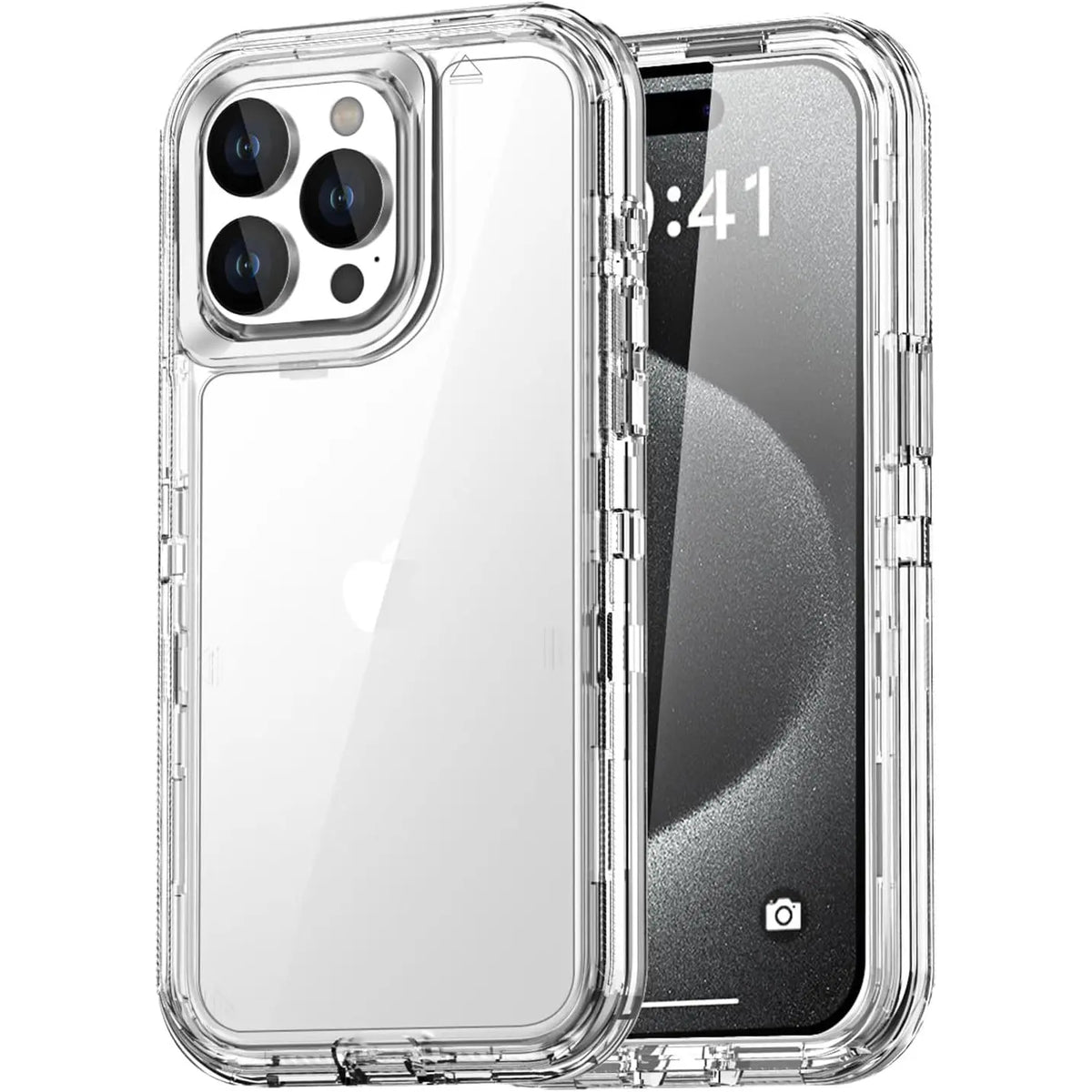 [3 in 1] Heavy Duty Rugged Case For Apple iPhone 17 Air 17e 16 16e  15 14 Plus 13 12 11 Pro Max Shockrproof Cover+ Screen Protector + Camera Lens Protector