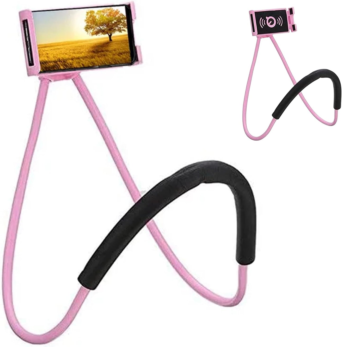 Universal Smart Mobile Phone Stand, Neck Cell Phone Holder | 360° Rotating, Hanging Mount,Multiple,Functions,Flexible,Lazy Bracket