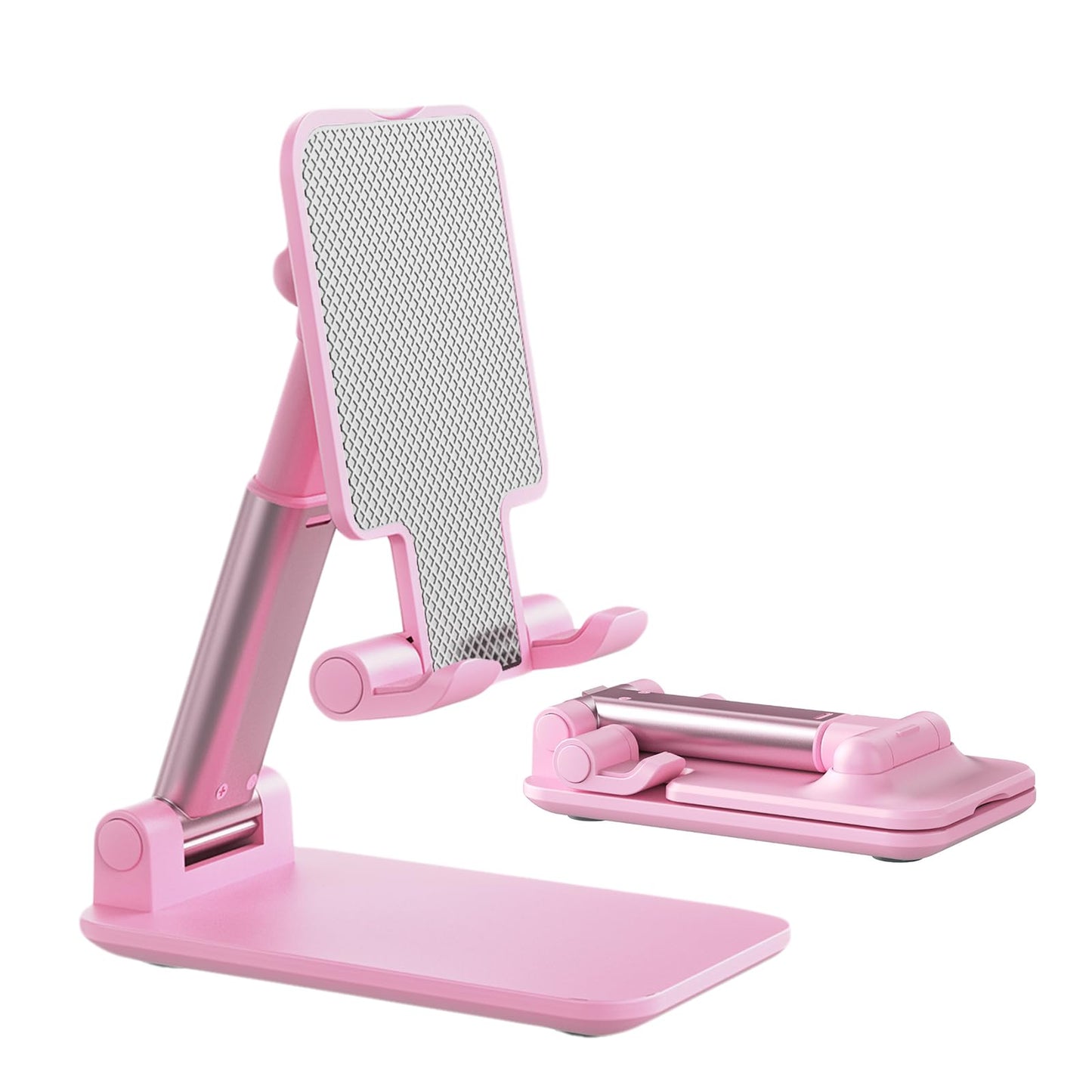 Phone Stand for Desk Cell Phone Holder Stands for iPhones | Mini, Cute, Portable, Fully Foldable, Under 8" Devices, All Smart phones, Office Accessories