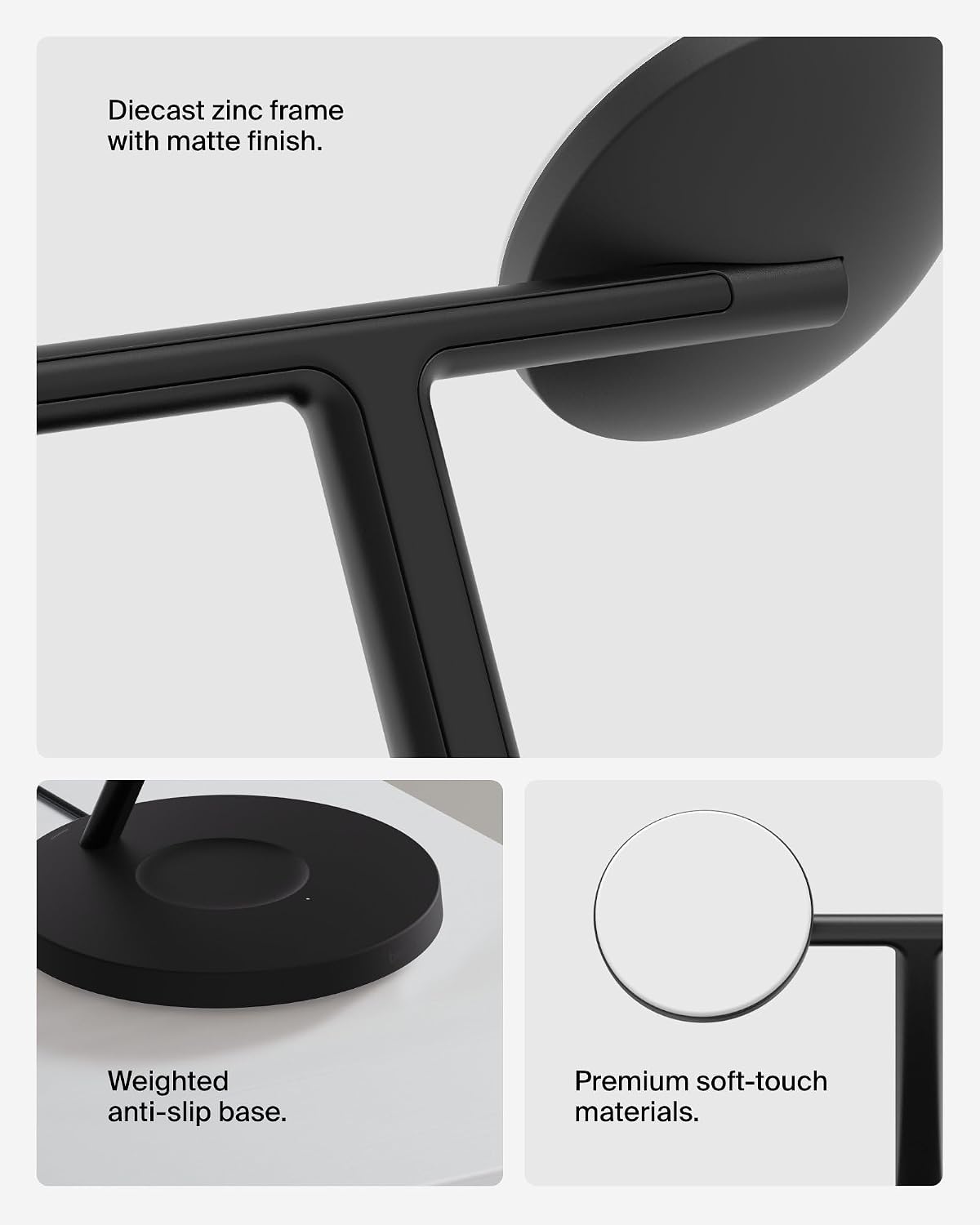 Belkin Qi2 15W Wireless Charging Station, 3 in 1 iPhone Charger | Fast Charging, MagSafe Compatible, iPhone 17/16/15, Apple Watch, AirPods, Travel Charger, Magnetic