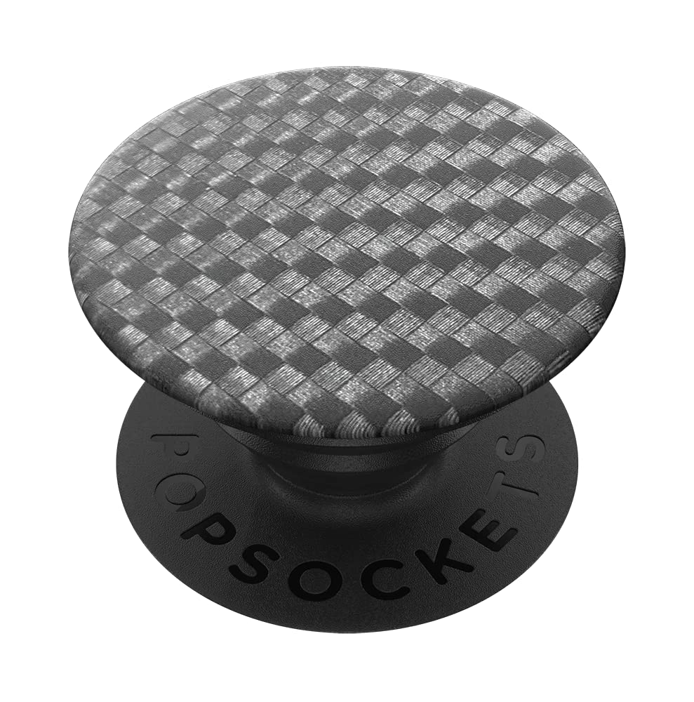 PopSockets Adhesive Phone Grip, Holder- Black | Secure Comfortable Hold, Anti-Drop, Kickstand, Black, iPad, Removable, Popper