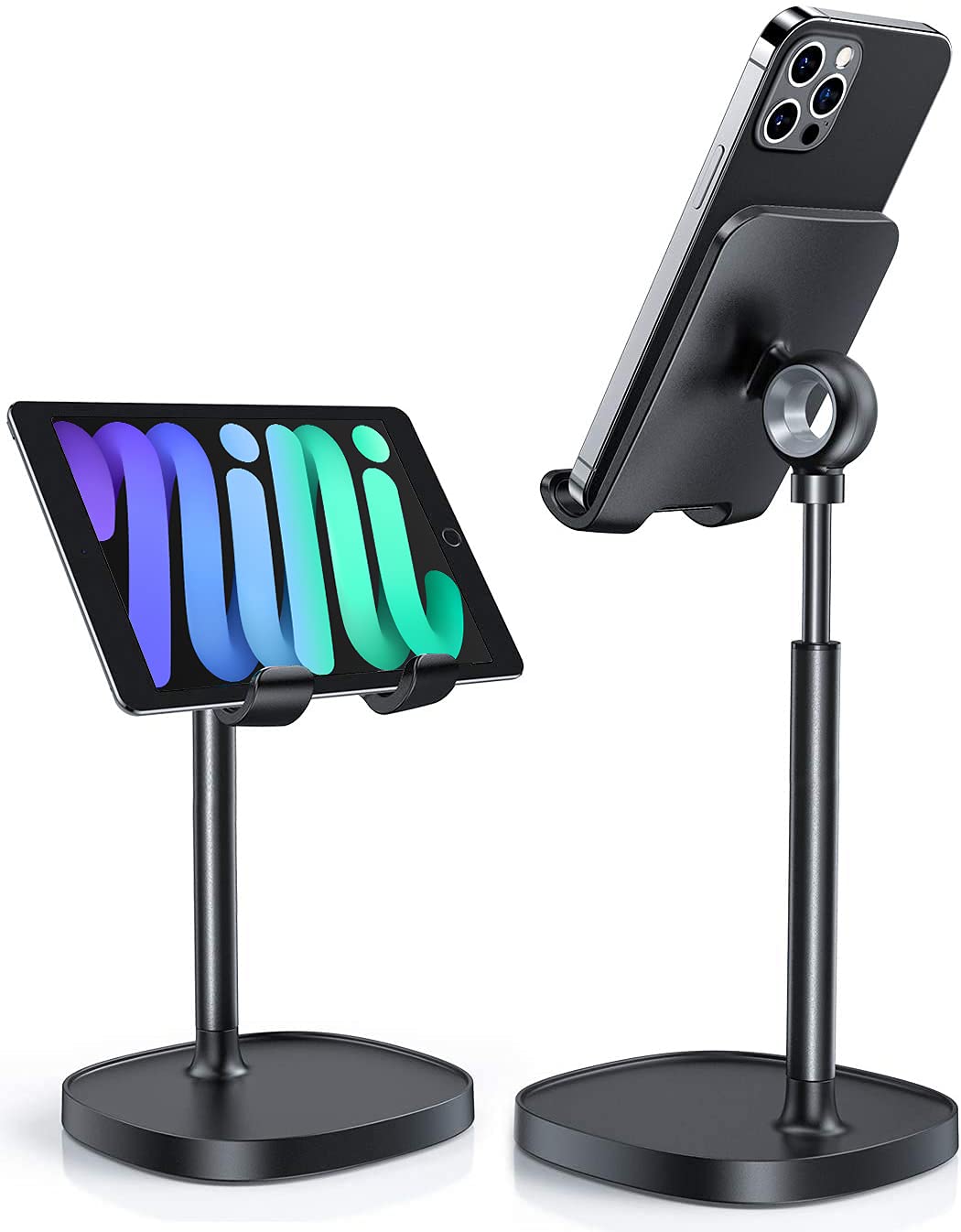 LISEN Cell Phone Stand Phone Holder for Desk, Gaming for Nintendo Switch | Office Desk Accessories for Women, iPhone Stand, Gadgets for Men Gifts, Office Decor, OtterBox Case, Switch, iPad, 4-10 in