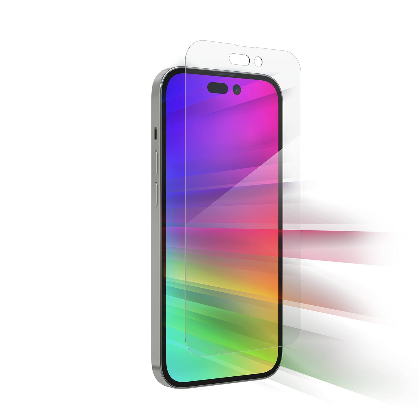 ZAGG Glass+ Screen Protector for iPhone 16/15 – 3X Stronger Tempered Glass with Reinforced Edges, Scratch & Smudge Resistant, InvisibleShield, Easy Installation