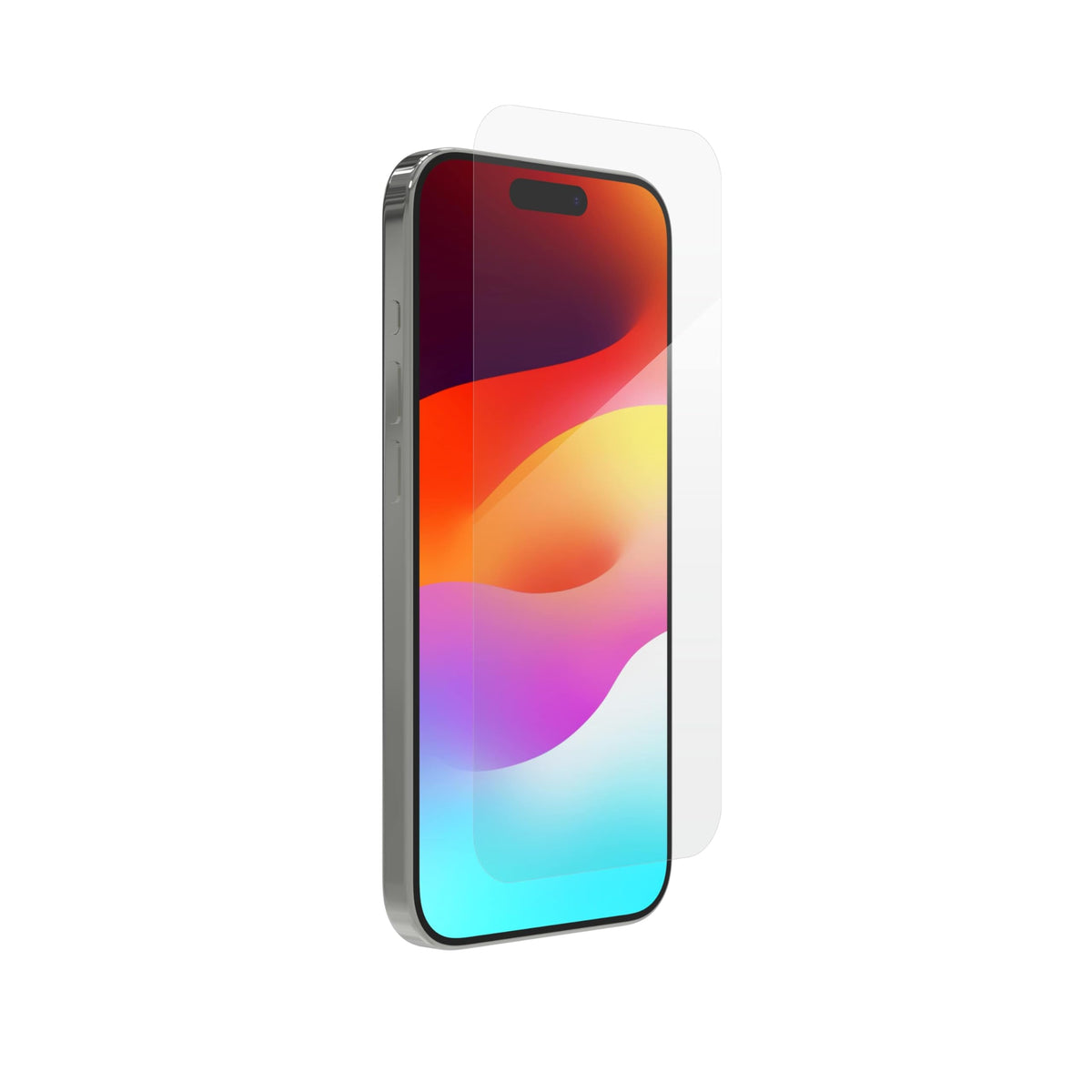 ZAGG Glass+ Screen Protector for iPhone 16/15 – 3X Stronger Tempered Glass with Reinforced Edges, Scratch & Smudge Resistant, InvisibleShield, Easy Installation