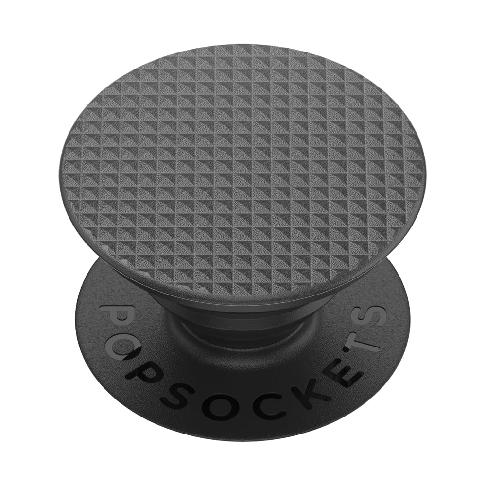 PopSockets Adhesive Phone Grip, Holder- Black | Secure Comfortable Hold, Anti-Drop, Kickstand, Black, iPad, Removable, Popper