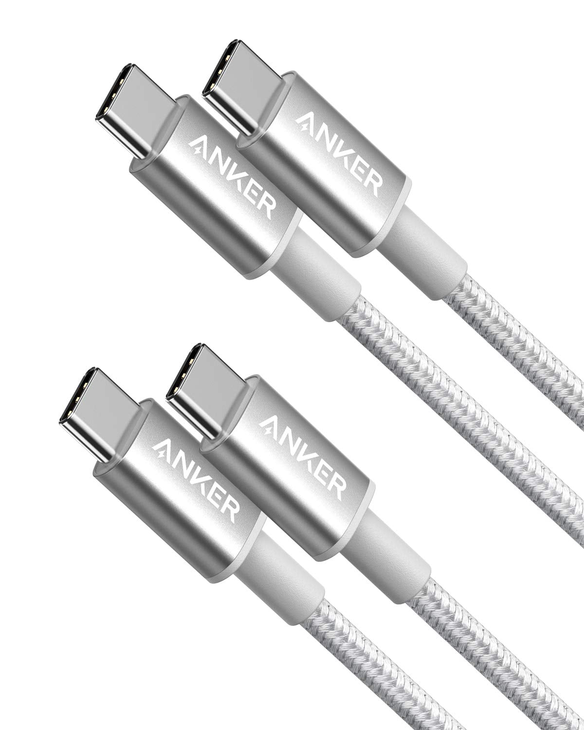 Anker USB C to USB C Cable, 60W Fast Charging Cable (2-Pack, 6 ft, Black) | For iPhone 17 Series, iPad mini 6, and More