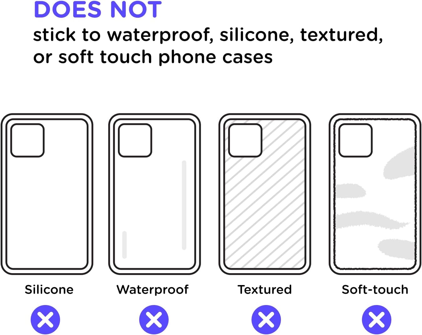 PopSockets Adhesive Phone Grip, Holder- Black | Secure Comfortable Hold, Anti-Drop, Kickstand, Black, iPad, Removable, Popper