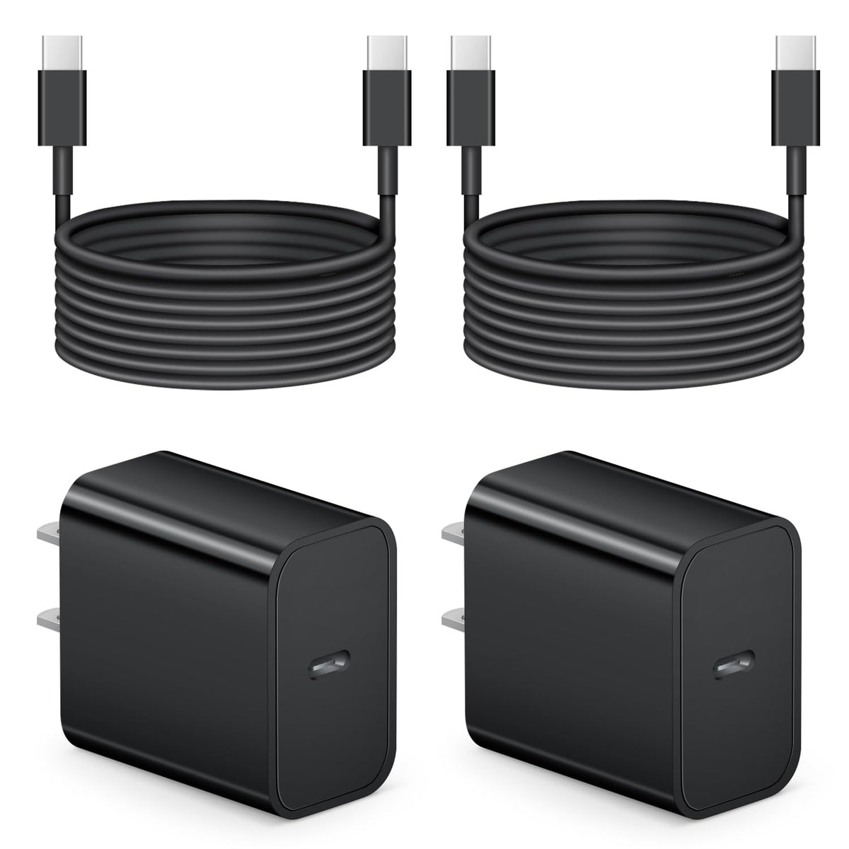 iPhone 17 16 15 Charger Fast Charging 10FT - 20W USB C Charger Block | with 10FT Extra Long Type C to C Cable Compatible with iPhone 17/17 Pro/17 Pro Max/Air/16/16e/15, iPad Pro, iPad Air (White)