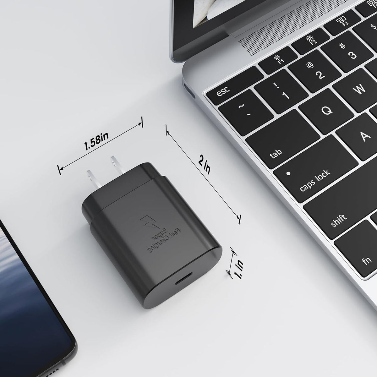 25W USB C Charger,Super Fast Charging Block,Type-C Power Adapter | The Mobile Phone Charger is Suitable for Samsung Galaxy S25/S24 S23 S22 S21 Ultra/S20/S20 Ultra/Note 20 Ultra,Android