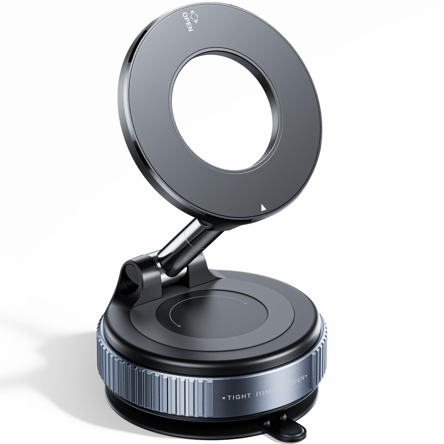 2026 Upgraded Vacuum Magnetic Car Phone Holder 360° Reinforced 96LBS Ultra Suction Cup Phone Mount for MagSafe Cell Phone Holders for Your Car/Gym/Mirror Mount for iPhone & Android