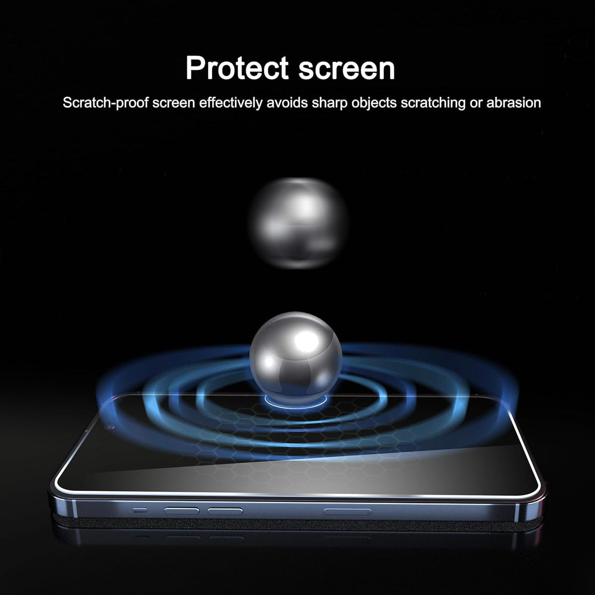 Ailun Privacy Screen Protector for iPhone 16 Plus / 15 Plus / 15 Pro Max | 3 Pack, 6.7 Inch,Tempered Glass, Anti Spy, Private