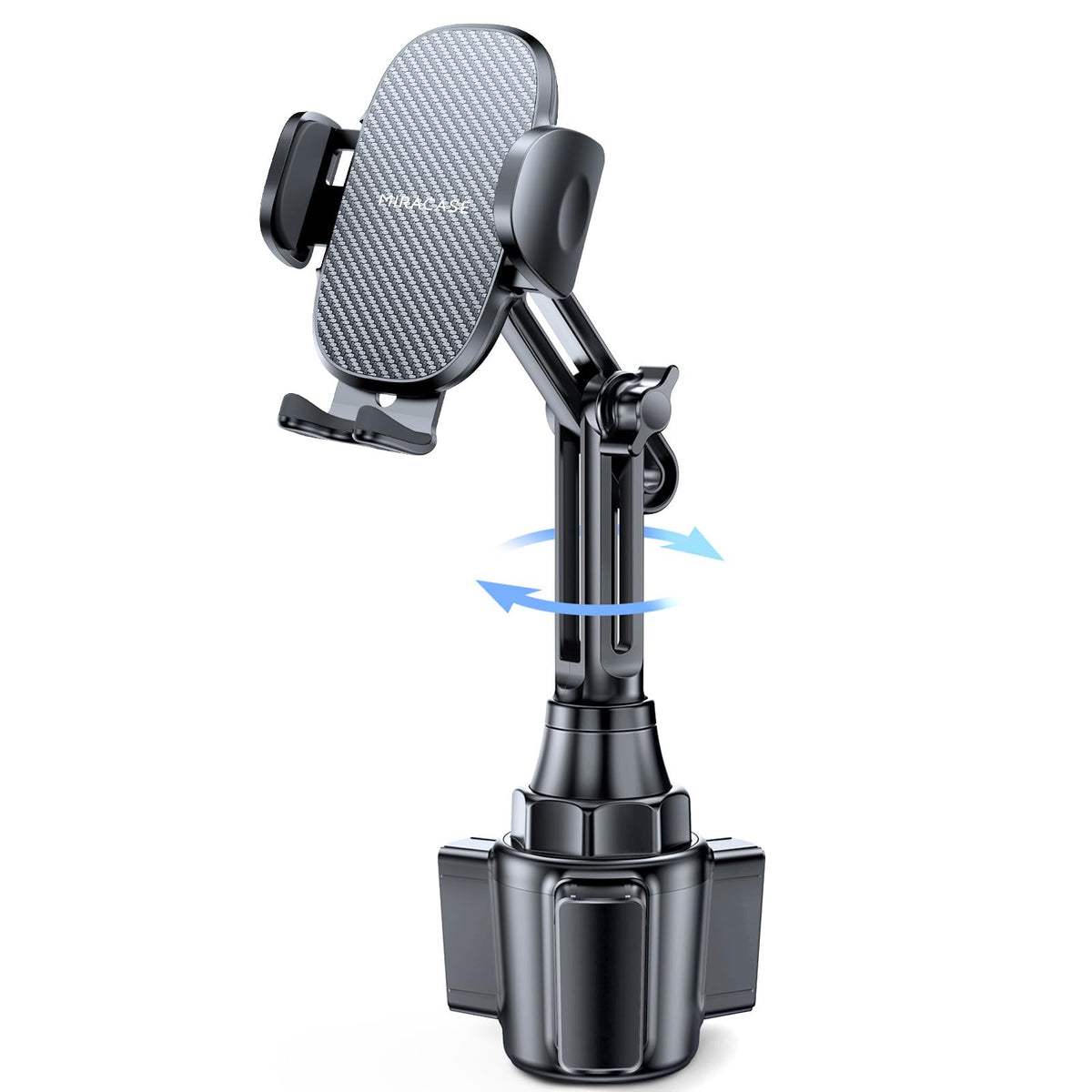 Miracase [Upgraded Version] Cup Phone Holder for Car, Universal Adjustable Long Neck Car Phone Mount Cradle Friendly Compatible with iPhone Samsung Google and All 4.0-7.0 inches Smartphones