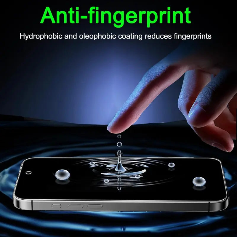 2Pack Privacy Screen Protector for iphone 17 Pro Max 17 Air 16 15 14 13 Pro Max Plus Full Coverage Anti-Spy Tempered Glass Film 9H Hardness Easy Installation Bubble Free [6.3 inch] Anti-Scratch Case Friendly for iphone 17 Pro Max