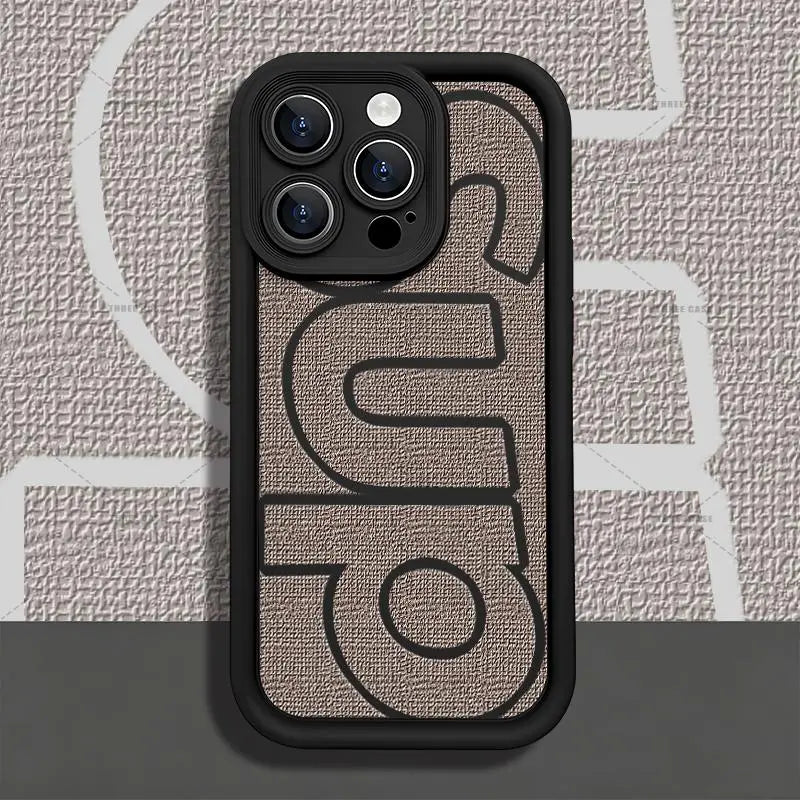 Creative Curved Geometric Art Design Phone Case for iPhone 17 AIR 15 PRO 16 PRO MAX 14 PLUS 13 RRO 12 PRO MAX Shockproof Drop-Proof TPU Protection Aesthetic Cover Black Magnetic Reindeer Christmas S23 Ultra Delight Tree S24 S22 S26 Masked Metal Frameless,