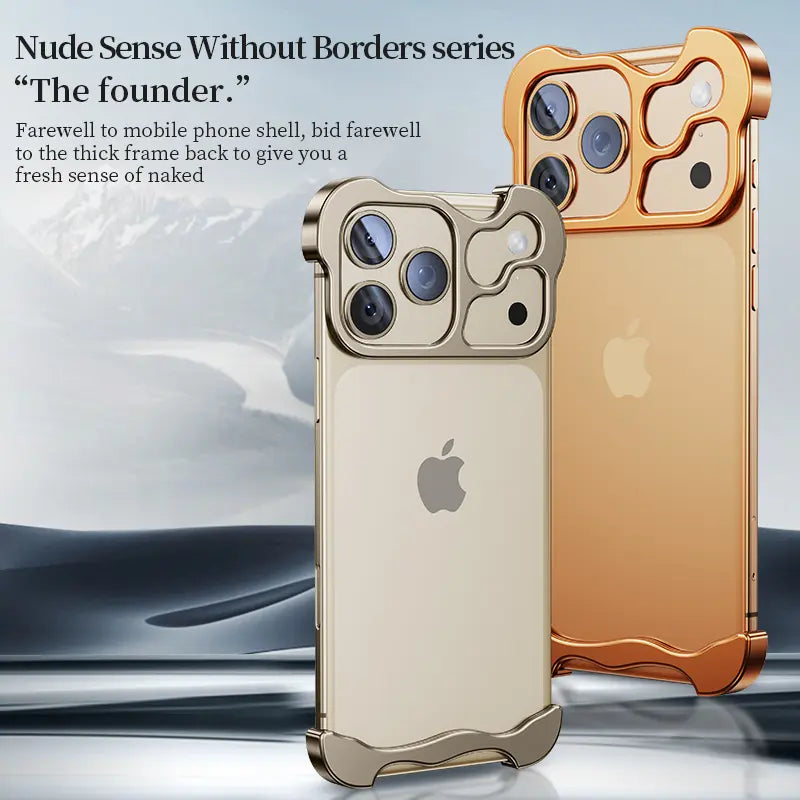 Phone Case Compatible with iPhone 17 Pro Max 16 15 14 13 Compatible with Lens Camera Protection, Frameless Minimalist Design, Extremely Highlighting Personality