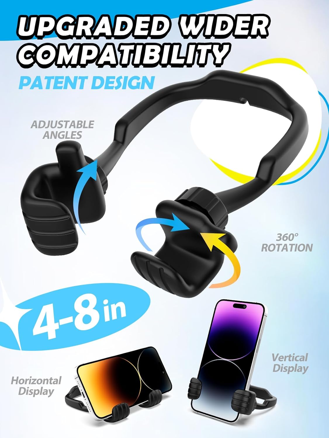 Stocking Stuffers for Teens Boys Men Kids Gifts Thumbs Up Lazy Phone Holder | Back to School Supplies, Cell Phone Stand for Desk, Gifts for Adults Teenage Girls, Funny Cool Gadgets, Gifts for Christmas