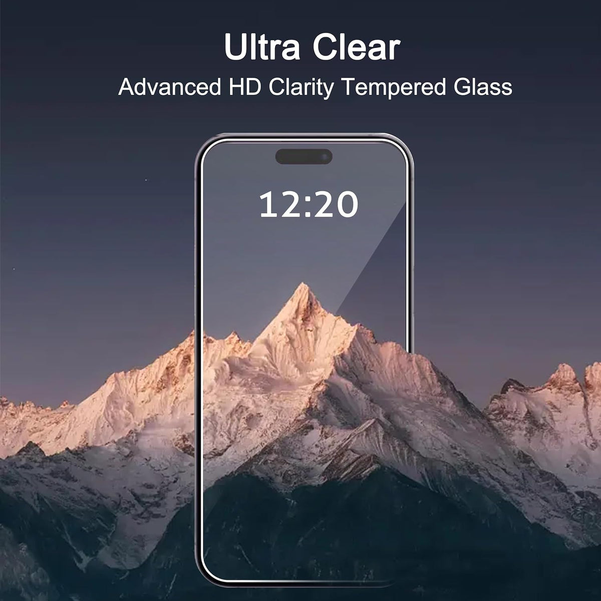 Ailun 3 Pack Screen Protector for iPhone 16 / iPhone 15 / iPhone 15 Pro | 6.1 Inch, Tempered Glass, Dynamic Island Compatible, Case Friendly