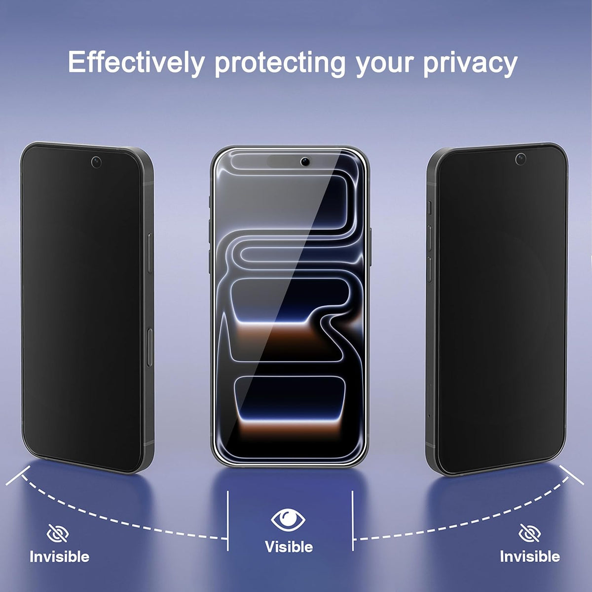 Ailun 3 Pack Privacy Screen Protector for iPhone 17 Pro, Tempered Glass | 6.3 inch,Installation Frame, Anti Spy Private, Anti-Scratch, Case Friendly