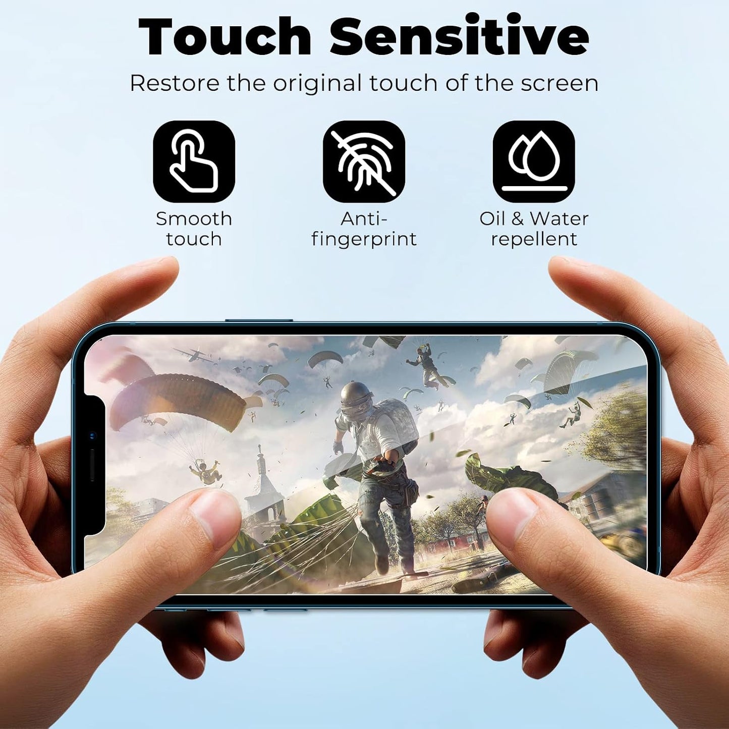 WHPXJY 2 Pack Privacy Screen Protector for iPhone 12/12 Pro 6.1 inch, Anti-Spy Screen Protector Tempered Glass Film Shatterproof/Anti-Scratch/Touch Sensitive/No Air Bubbles/Easy to Install