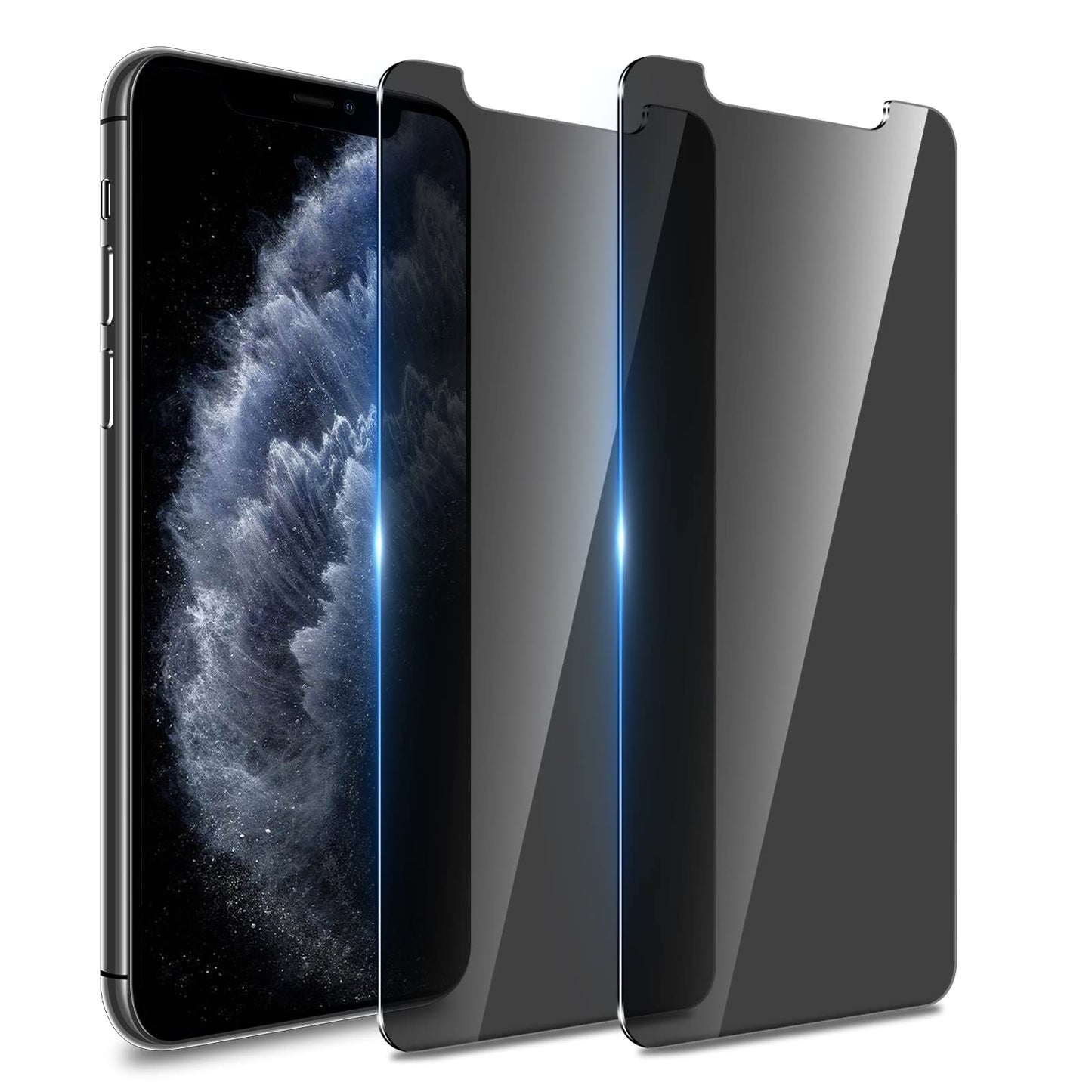 WHPXJY 2 Pack Privacy Screen Protector for iPhone 12/12 Pro 6.1 inch, Anti-Spy Screen Protector Tempered Glass Film Shatterproof/Anti-Scratch/Touch Sensitive/No Air Bubbles/Easy to Install