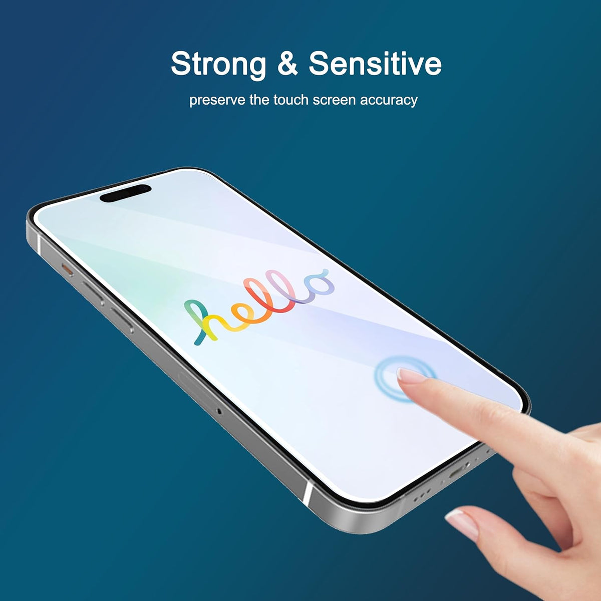 Ailun 3 Pack Screen Protector for iPhone 16 / iPhone 15 / iPhone 15 Pro | 6.1 Inch, Tempered Glass, Dynamic Island Compatible, Case Friendly