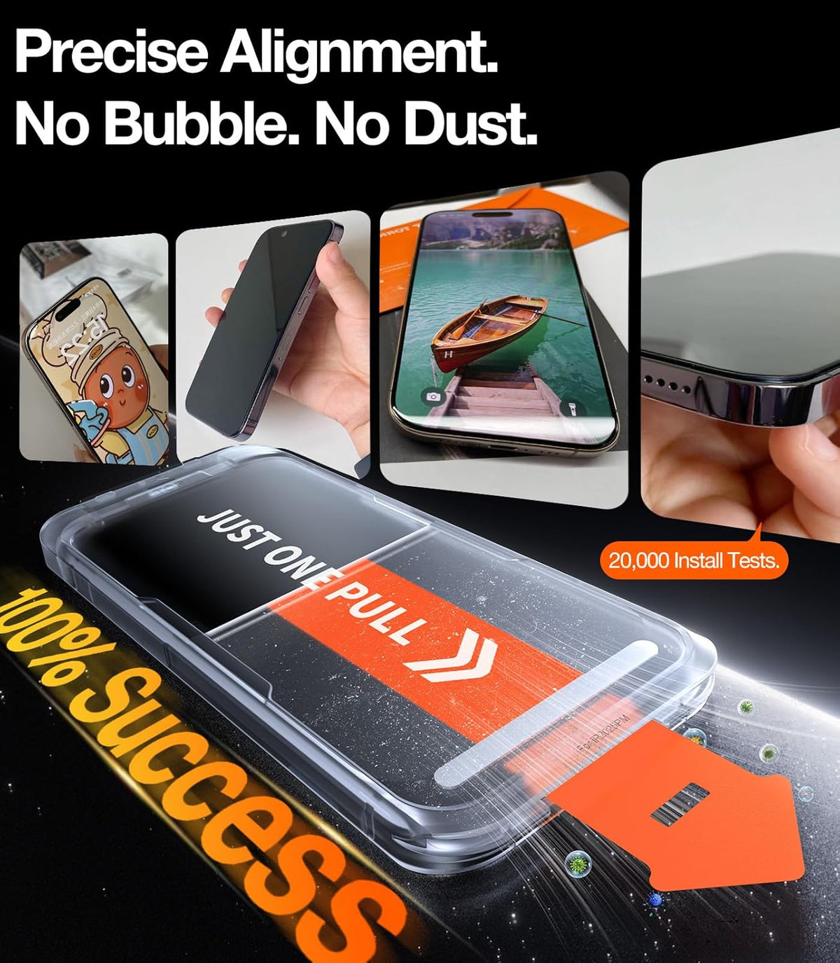 TORRAS for iPhone 17 Pro Max Screen Protector [12Ft Military-Grade Shatterproof] [9H+ Aerospace Tempered Glass] Anti-Scratch Full Coverage Fit Screen Protector 17 ProMax 6.9" 2-Pack