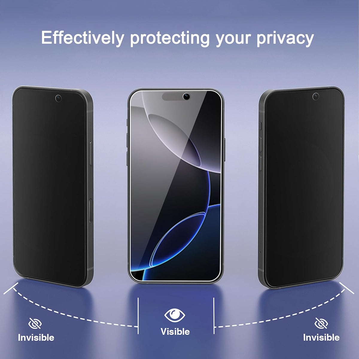 Ailun 3 Pack Privacy Screen Protector for iPhone 16 Pro/iPhone 17 | 6.3 inch, Installation Frame, Anti Spy Private, Tempered Glass, Anti-Scratch, Case Friendly