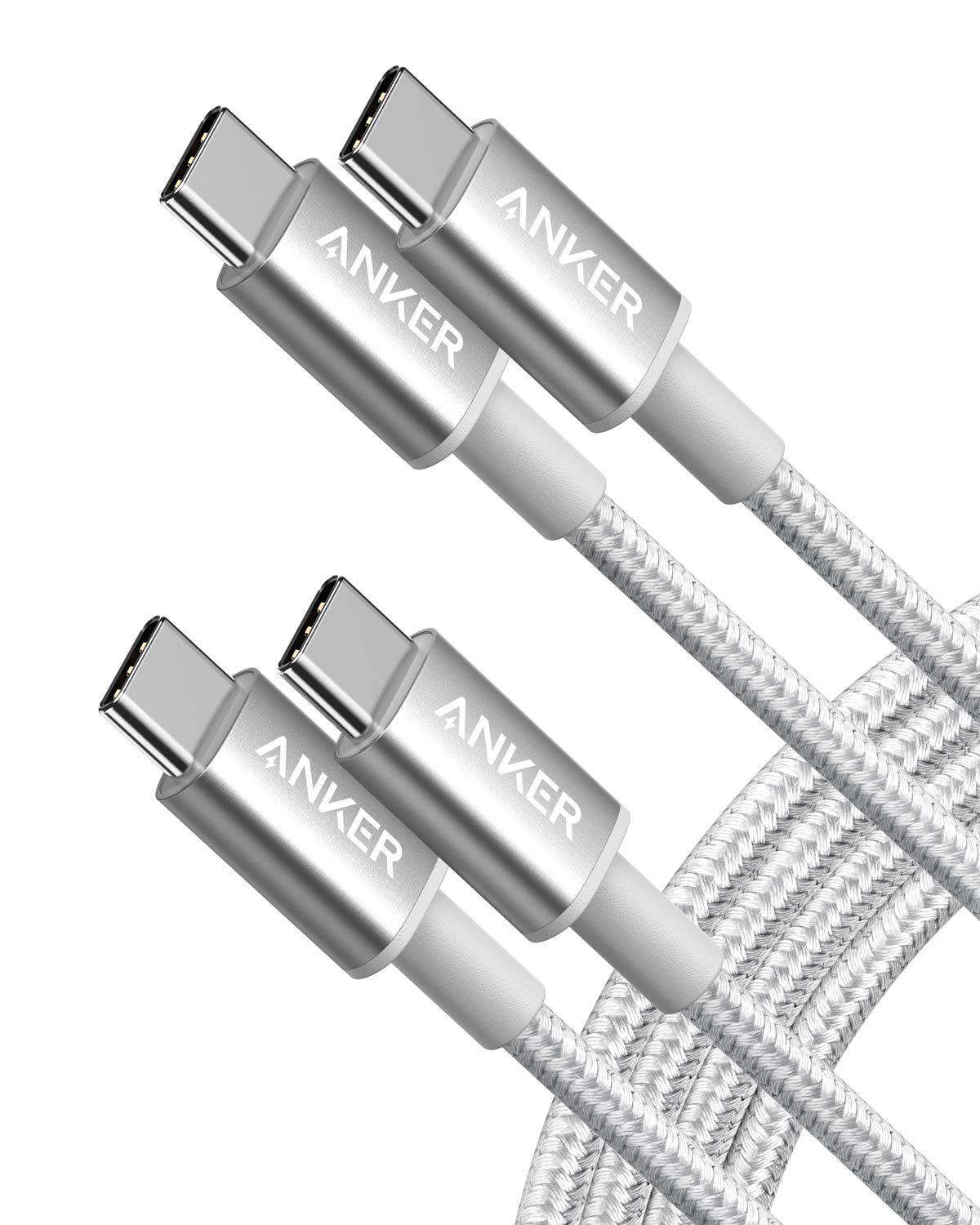 Anker USB C to USB C Cable, 60W Fast Charging Cable (2-Pack, 6 ft, Black) | For iPhone 17 Series, iPad mini 6, and More