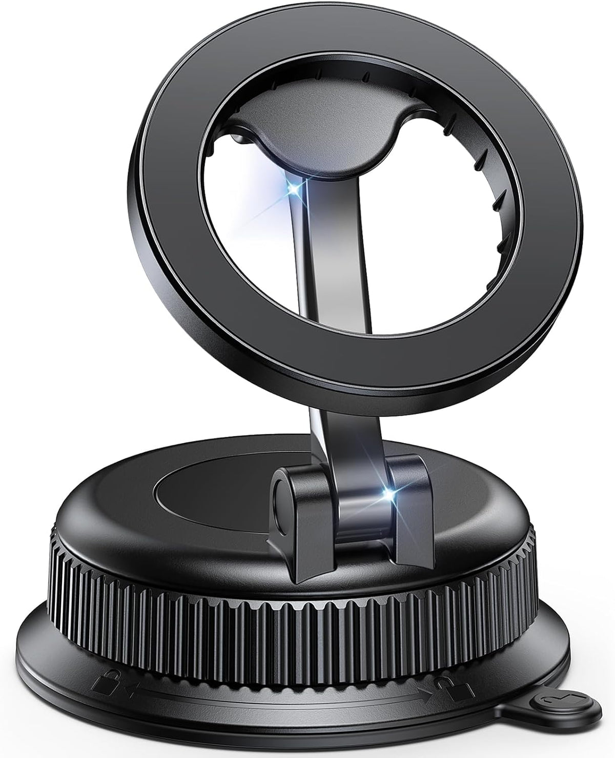 Magnetic Car Phone Holder, for MagSafe Car Mount, Nano Gel Suction Car Phone Mount for Dashboard, Cell Phone Stand for Your Car, 360°Rotatable & Foldable for iPhone 17 16 15 14 13 12 Series