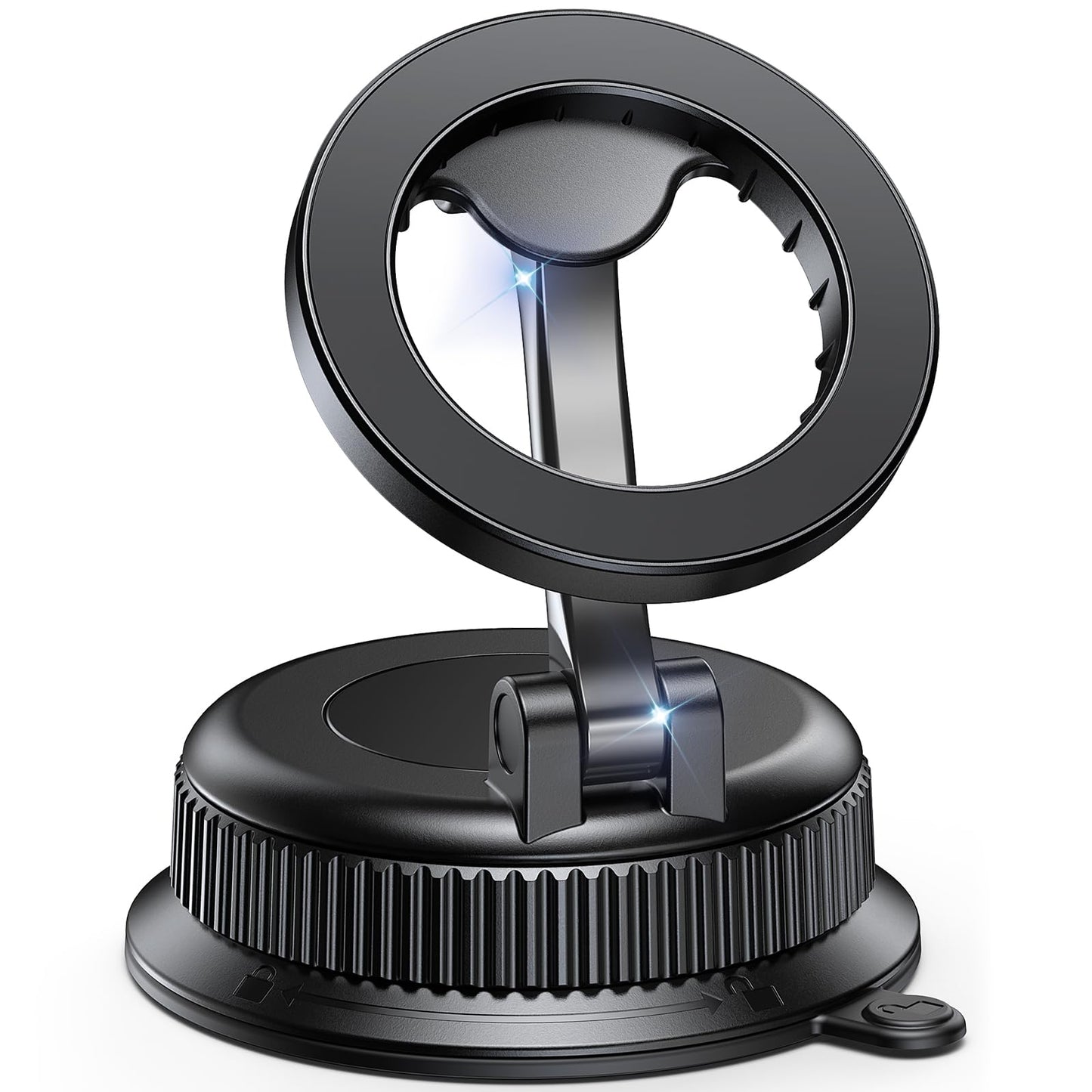 Magnetic Car Phone Holder, for MagSafe Car Mount, Nano Gel Suction Car Phone Mount for Dashboard, Cell Phone Stand for Your Car, 360°Rotatable & Foldable for iPhone 17 16 15 14 13 12 Series
