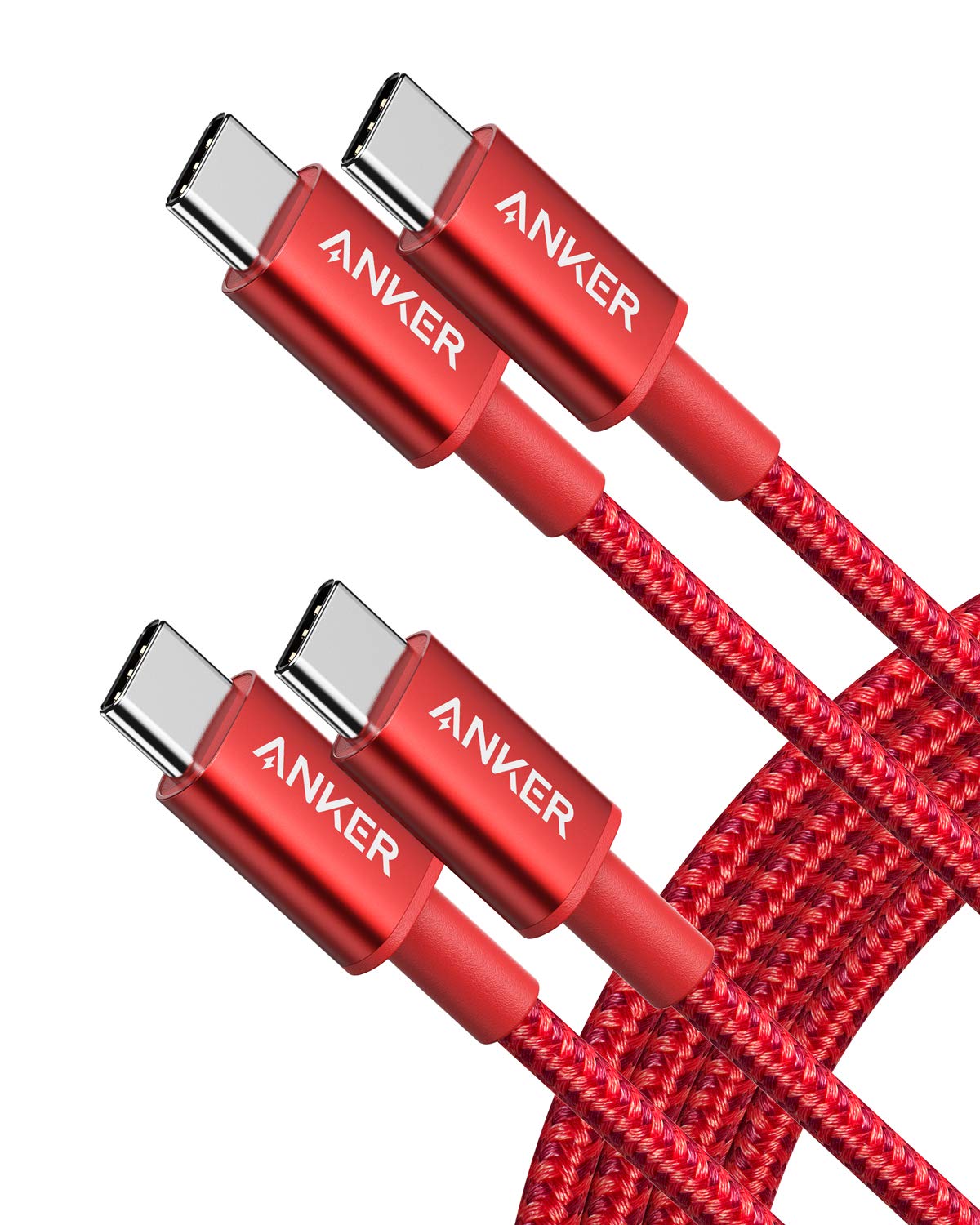 Anker USB C to USB C Cable, 60W Fast Charging Cable (2-Pack, 6 ft, Black) | For iPhone 17 Series, iPad mini 6, and More